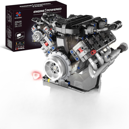 🔥 【Quality Replica】V8 Engine Model – CNC-Machined, Fully Operational