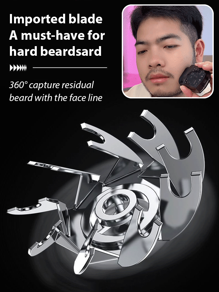 【Twin Engine Trend Mecha Razor】Dual-engine power, mecha design, intelligent contouring system