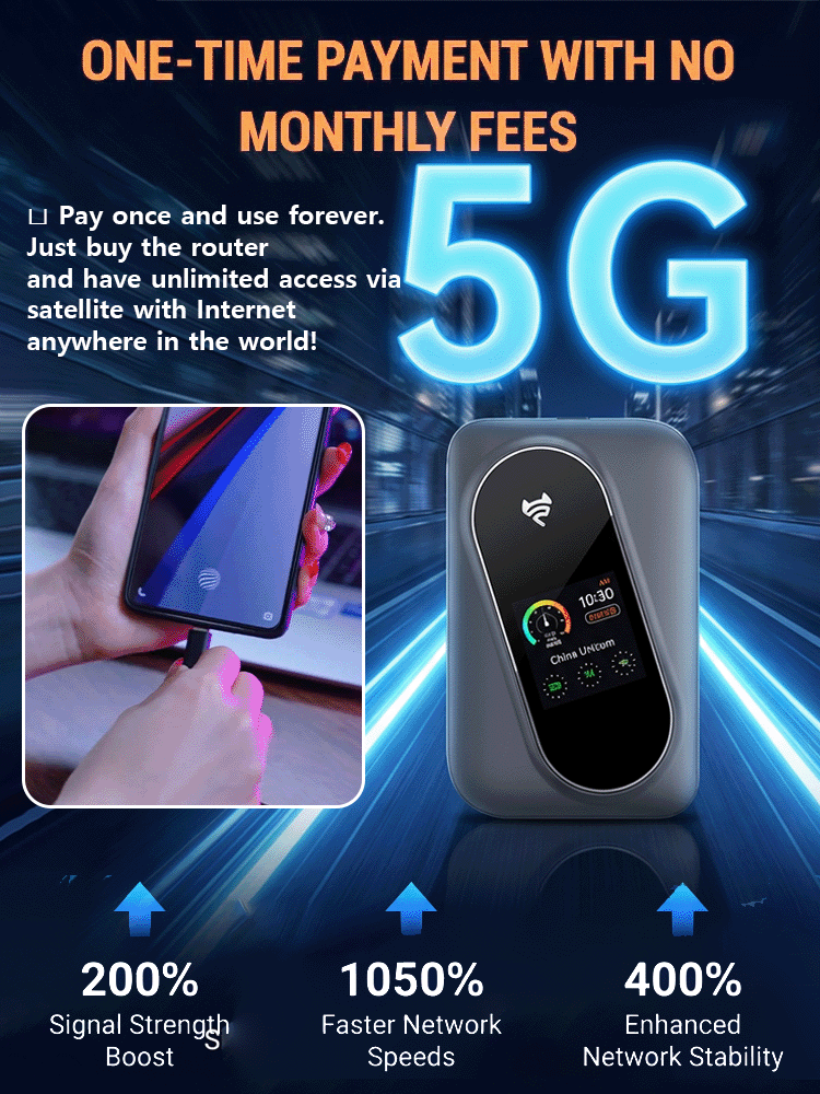 🌍One-Time Purchase for Lifetime Free Global 4K Internet — No SIM, No Monthly Fees, No Signal Dead Zones!🚀