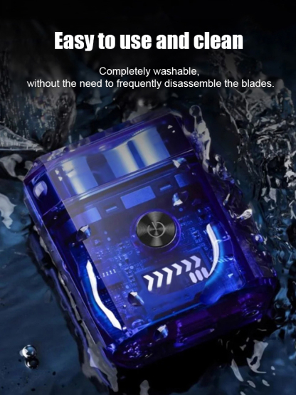 Twin-engine trendy mecha razor