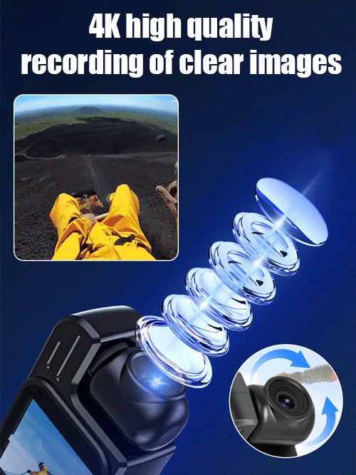 Portable recorder with screen