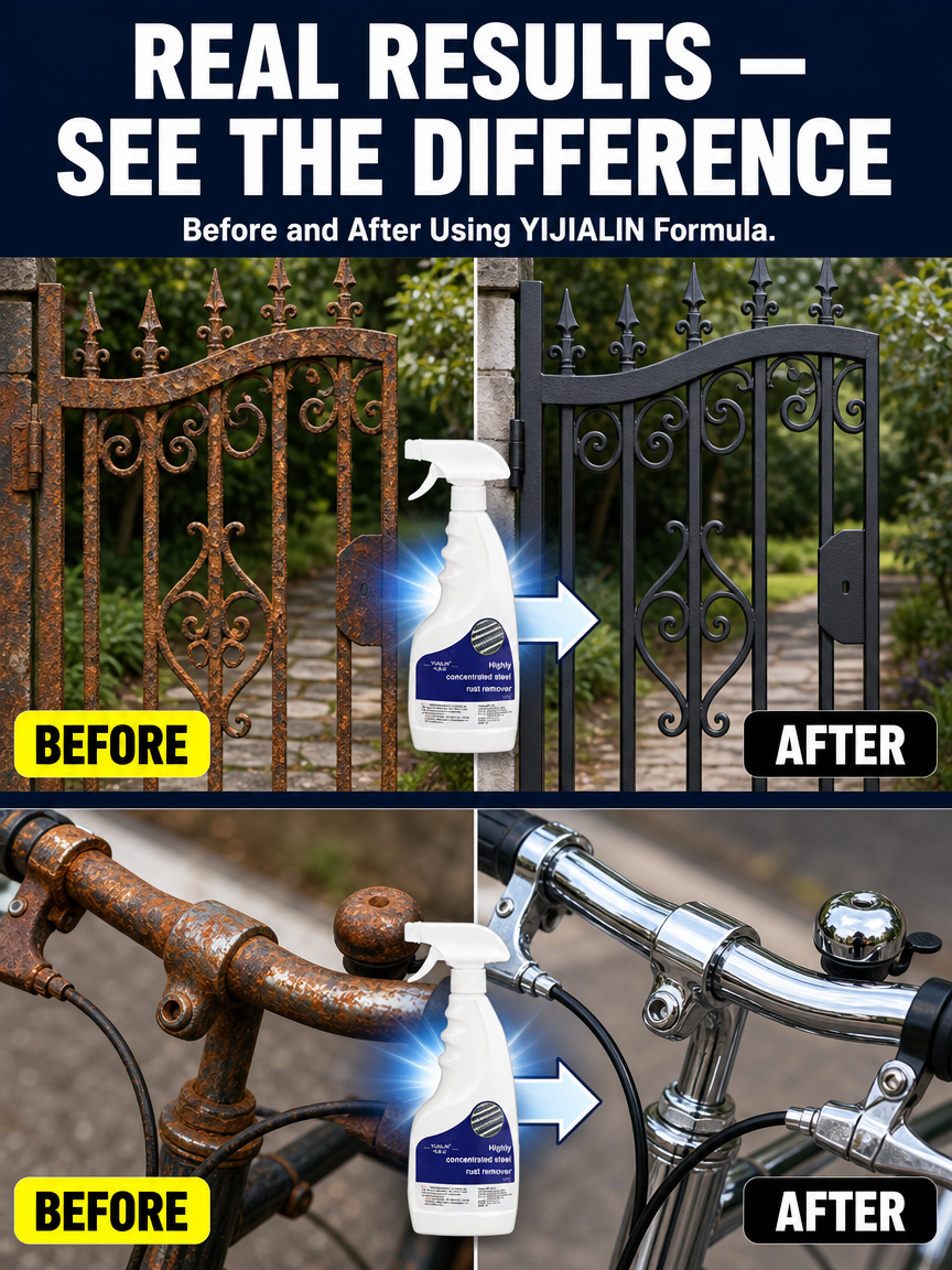 🛠️ 【Instant Rust Eraser】Ultra-Strong Metal Revival Spray