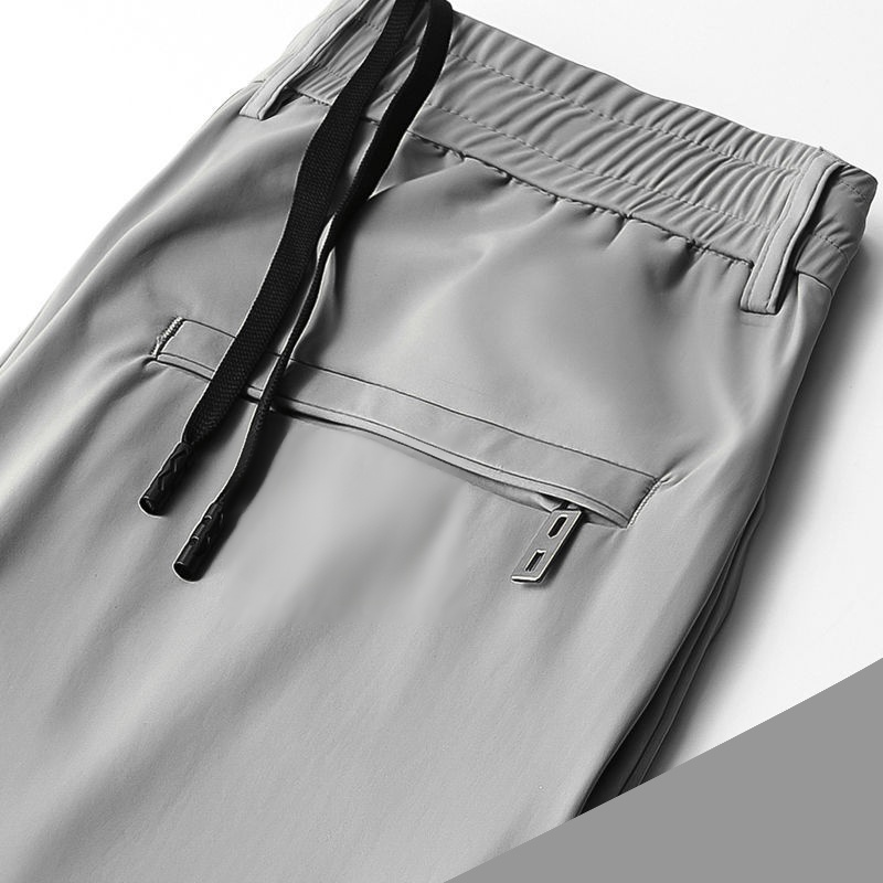 Summer ultra-thin breathable ice silk pants