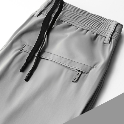 Summer ultra-thin breathable ice silk pants