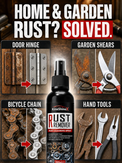Powerful Rust Remover Spray [Removes Rust in Three Seconds]