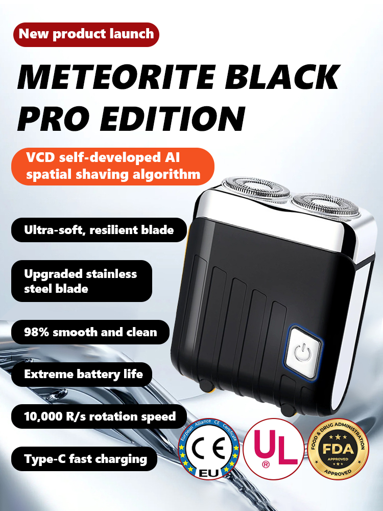 【Sweep Away Stubble】Alloy Double-Head Electric Shaver