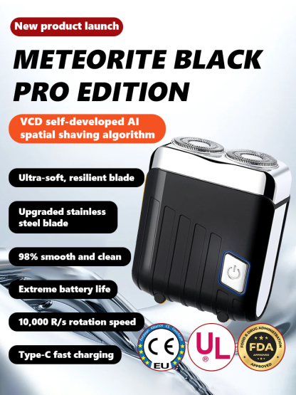 【Sweep Away Stubble】Alloy Double-Head Electric Shaver