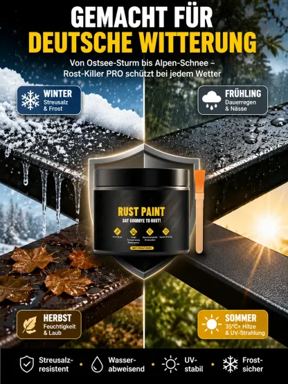 【Rust Prevention from the Source】Water-based metal paint rust remover agent⚡Watch rust vanish in 60 seconds—no sanding, no scraping.