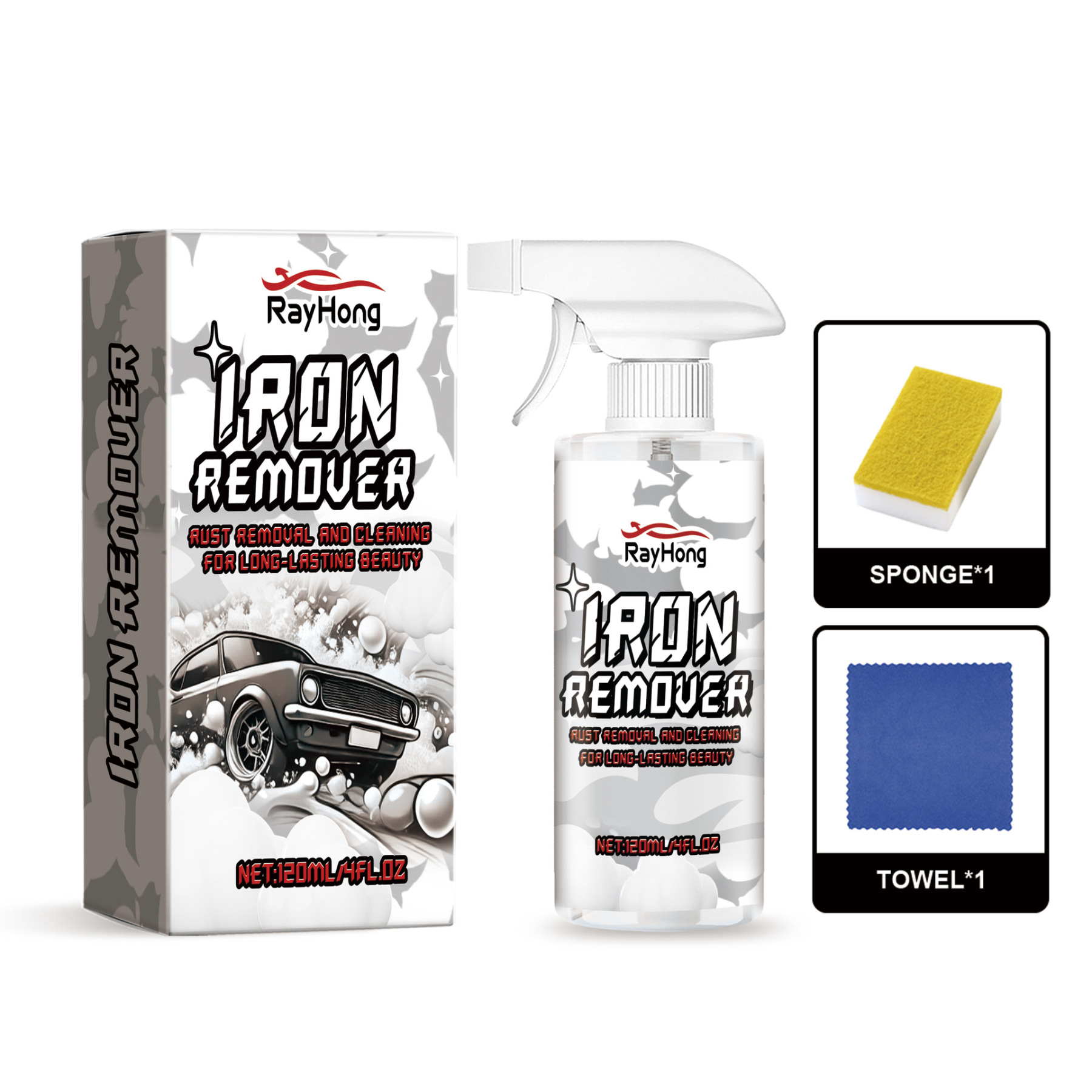 🔧 【Instant Renewal】Multi-Function Rust Remover Spray