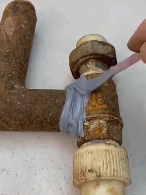 【Stop Leaks! Fix with one swipe】Waterproof and leak-proof high-strength casting adhesive