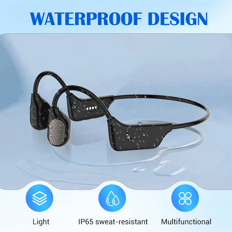 Bone conduction Bluetooth hearing aid.