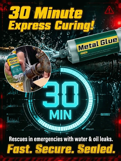 【Stop Leaks! Fix with one swipe】Waterproof and leak-proof high-strength casting adhesive