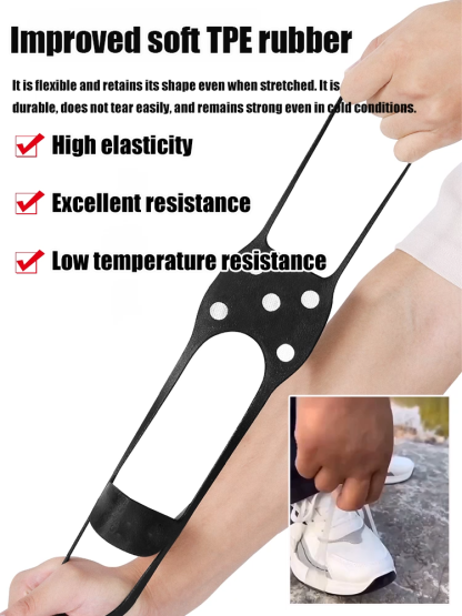 Outdoor Snow Hiking Invisible Ice Cleats ✅5-Spike Steel-Cleat Shoe Covers – Extreme Grip on Ice & Snow!