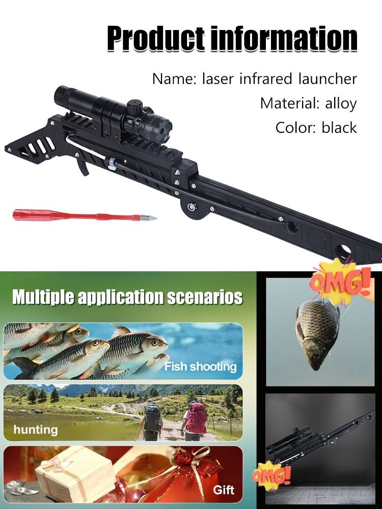 Crafted by the Munich Arms Factory ✨🎯 Sniper-Sharp Precision at 100 Meters! Laser-Guided Slingshot 