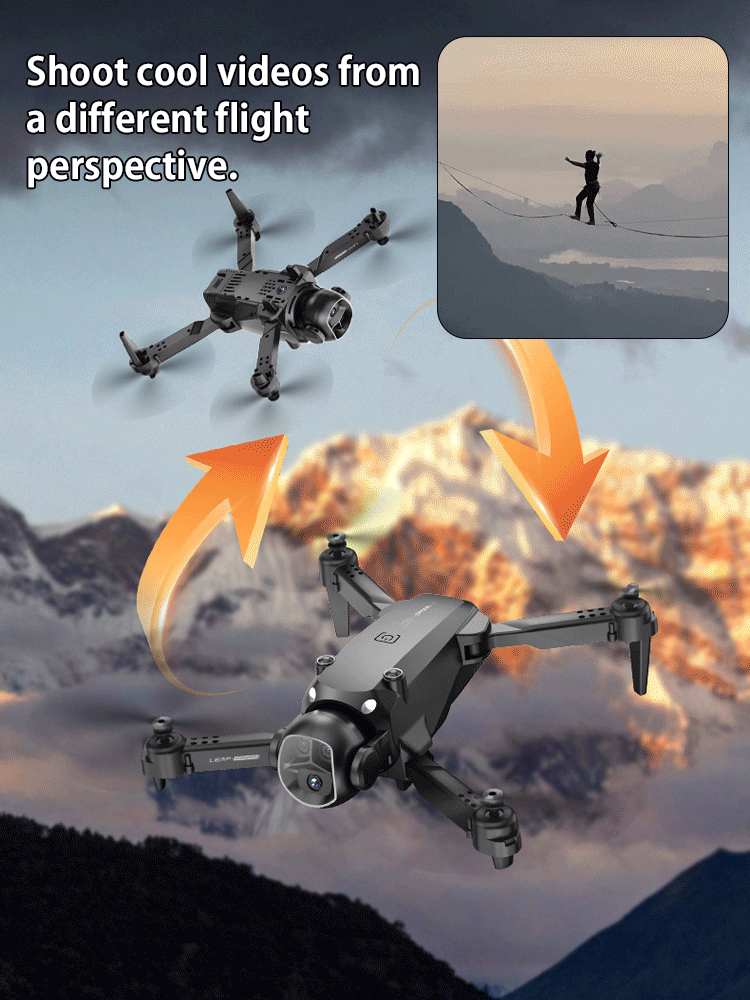 Three-camera aerial camera