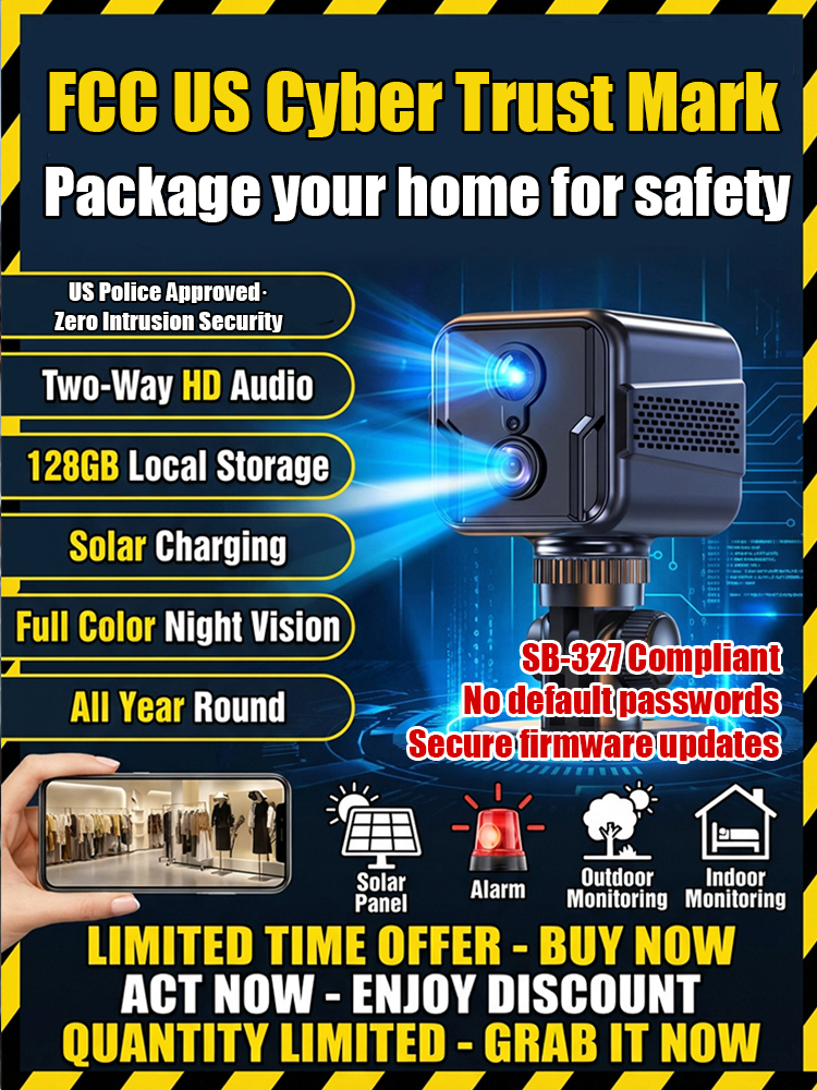📹 The US’s #1 AI Security Camera – No Wi-Fi. No Fees. No Wires. Lifetime Free • Police-Grade Protection