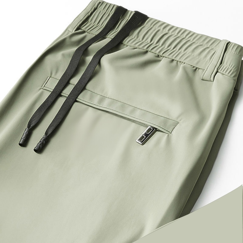 Summer ultra-thin breathable ice silk pants