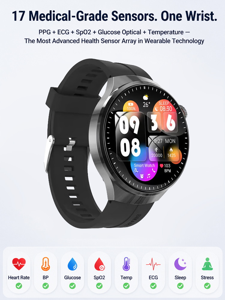 🩺 【Endorsed by Medical Doctors!】The Latest Smart Health Watch！The Premium Choice for Professionals! 🔥 90% OFF + FREE Shipping (Only for the first 100 buyers!) 