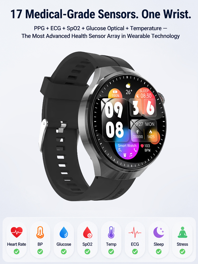 🩺 【Endorsed by Medical Doctors!】The Latest Smart Health Watch！The Premium Choice for Professionals! 🔥 90% OFF + FREE Shipping (Only for the first 100 buyers!) 