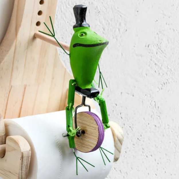 Frogs & Shrimp Unicycle Holder