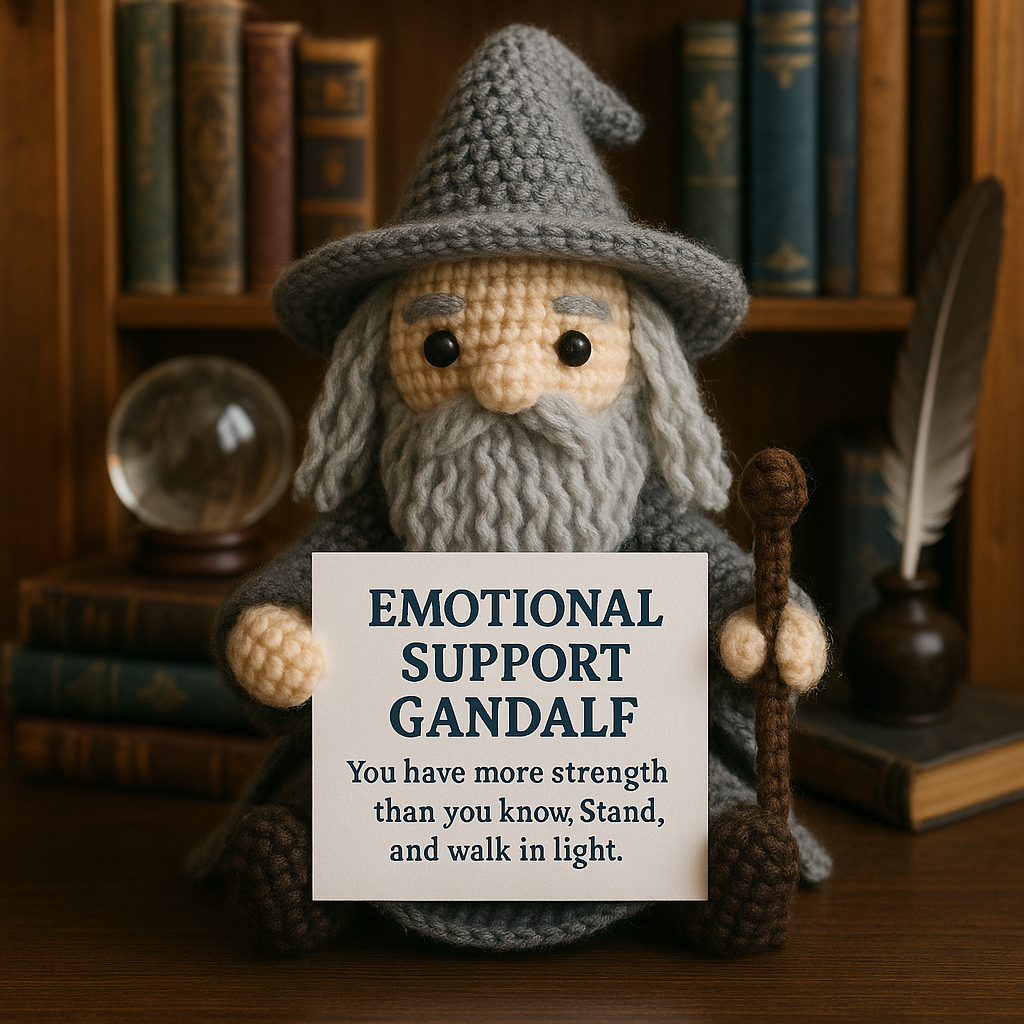 Fellowship of Comfort: LOTR Emotional Support Crochet Set