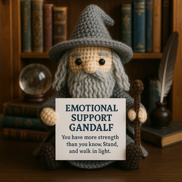 Fellowship of Comfort: LOTR Emotional Support Crochet Set