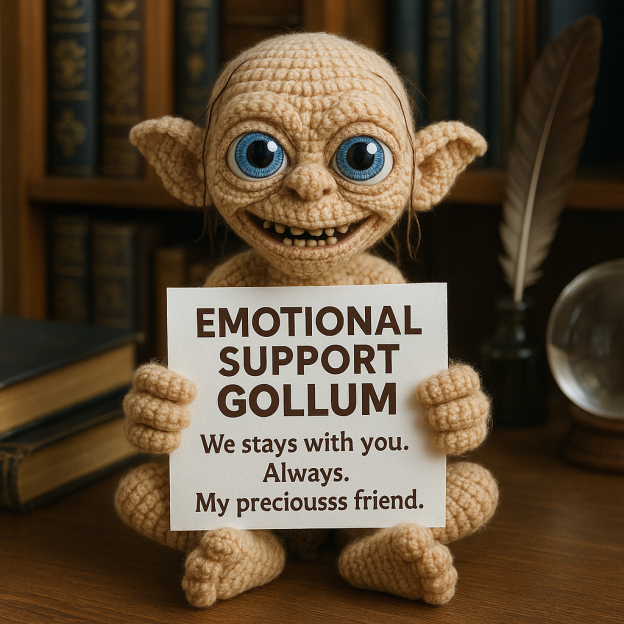 Fellowship of Comfort: LOTR Emotional Support Crochet Set