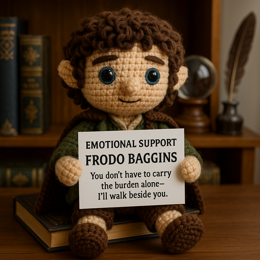 Fellowship of Comfort: LOTR Emotional Support Crochet Set