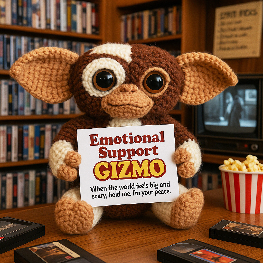 Emotional Support Gizmo Crochet Doll