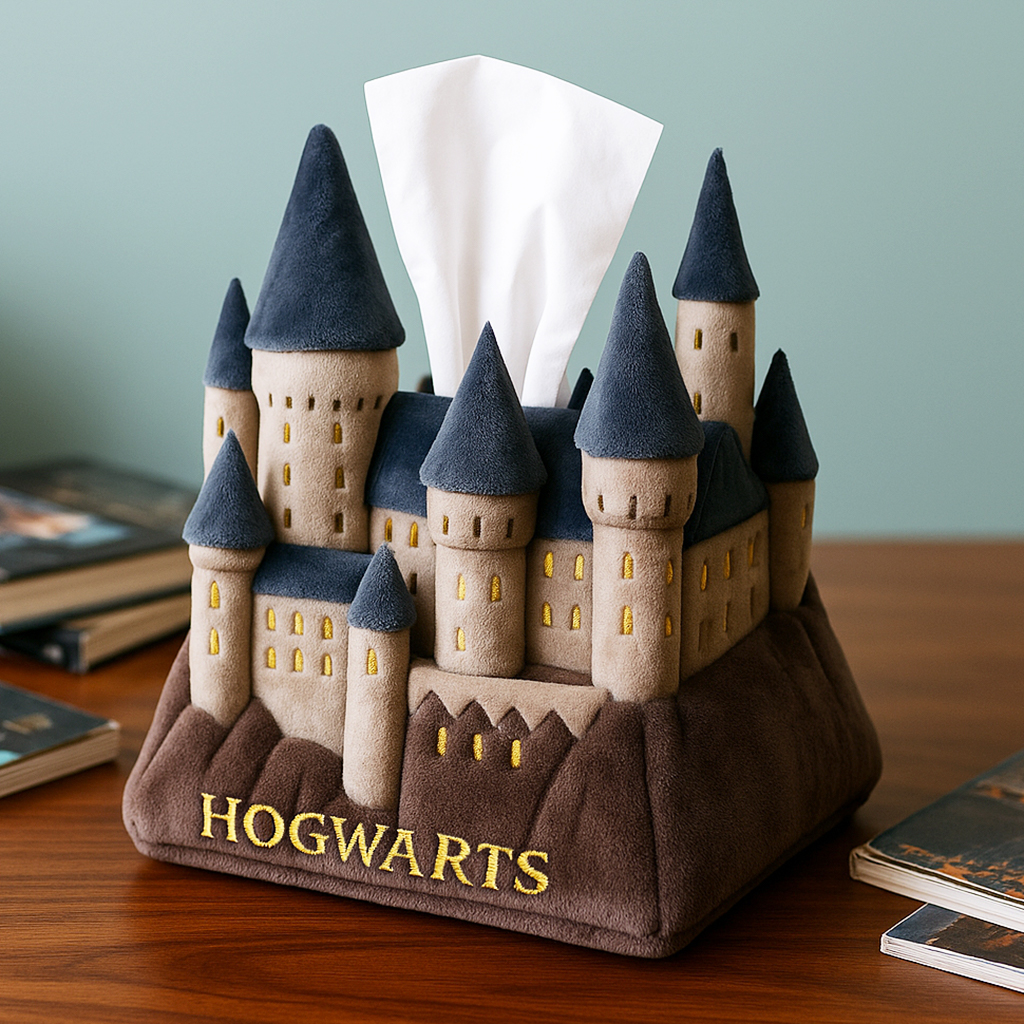 🏰Hogwarts Castle Plush Tissue Box