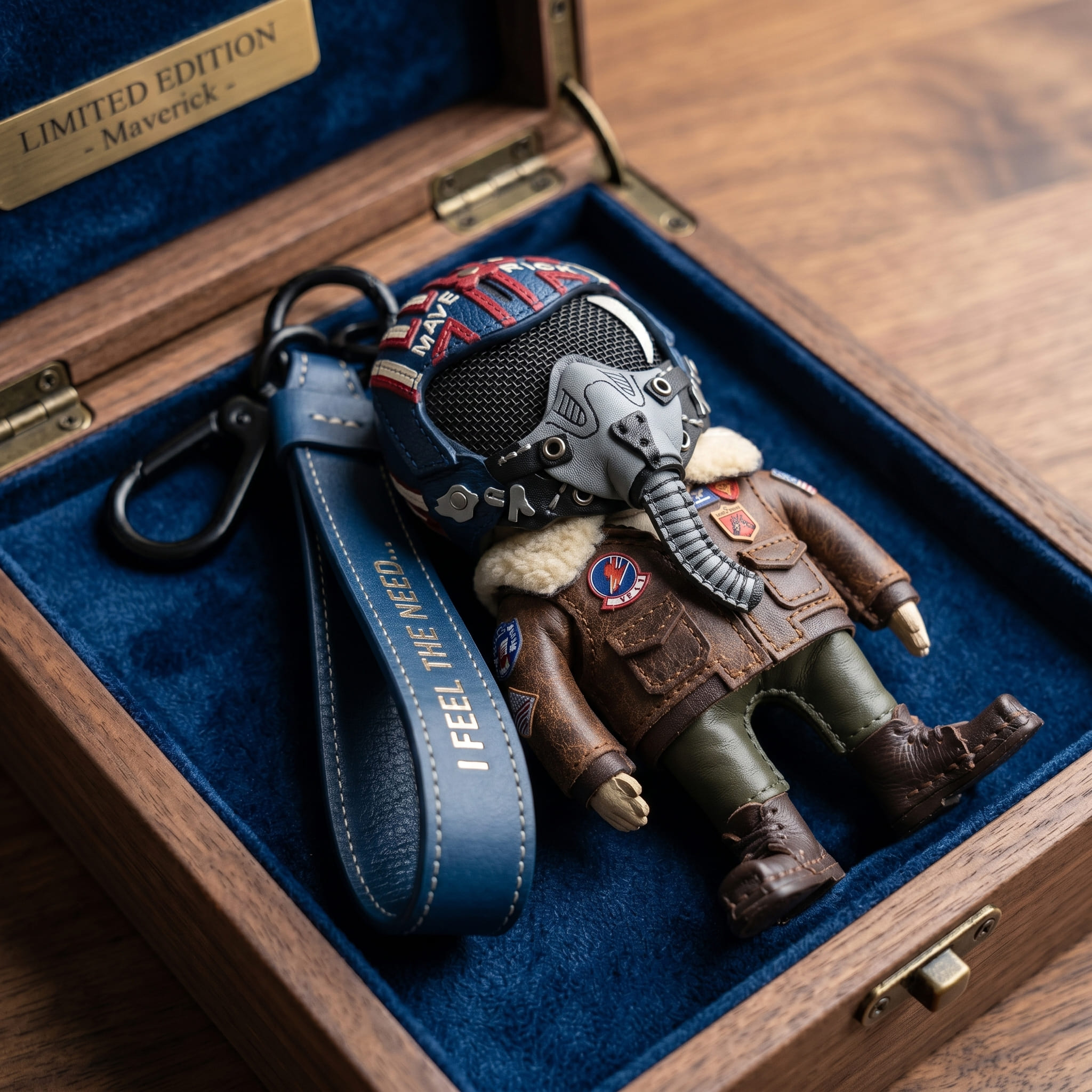 Need For Speed Aviator Leather EDC Keychain
