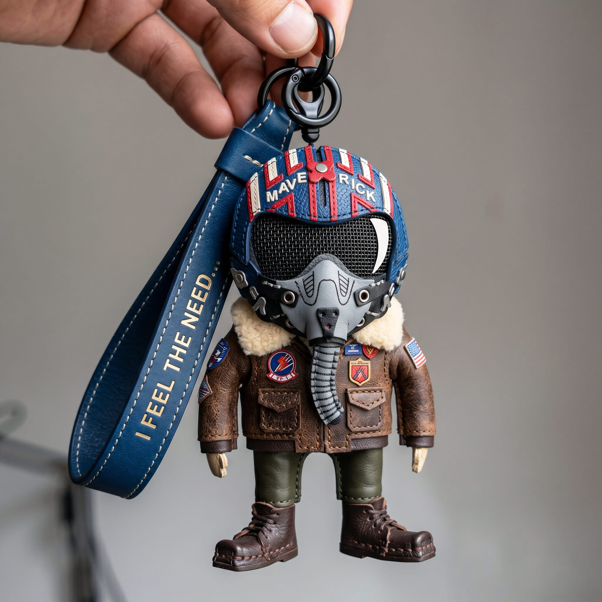 Need For Speed Aviator Leather EDC Keychain