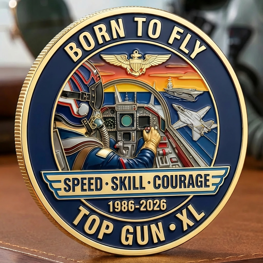Top Gun 40th Anniversary Coin