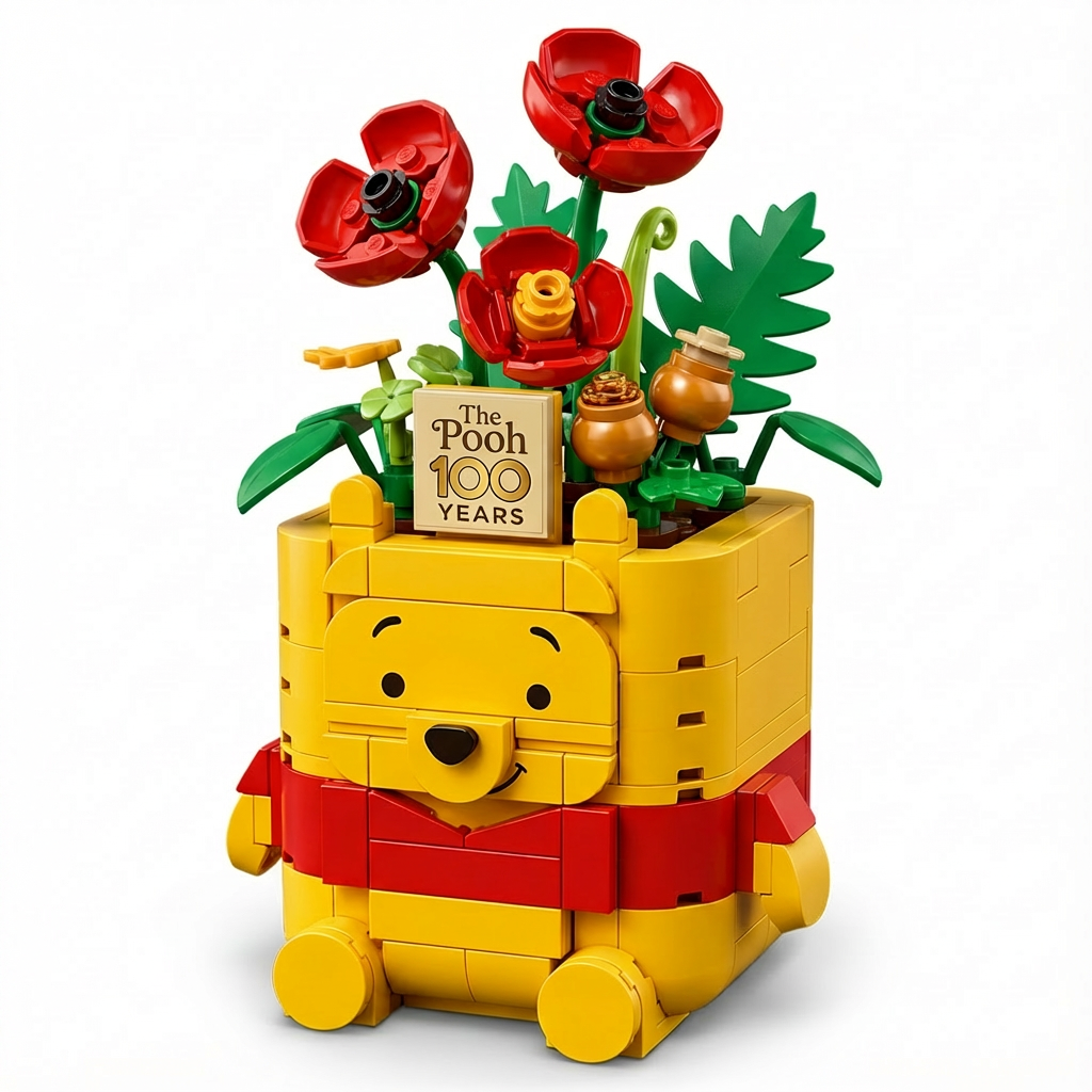 The Pooh 100 Years Centennial Celebration Botanical Building Set