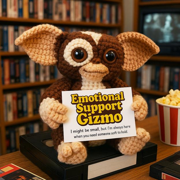 Emotional Support Gizmo Crochet Doll