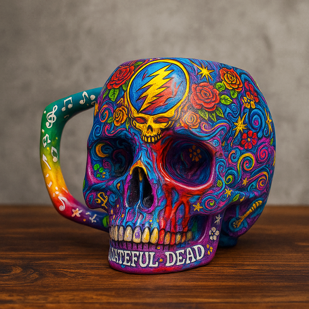 Grateful Dead Skull Mug