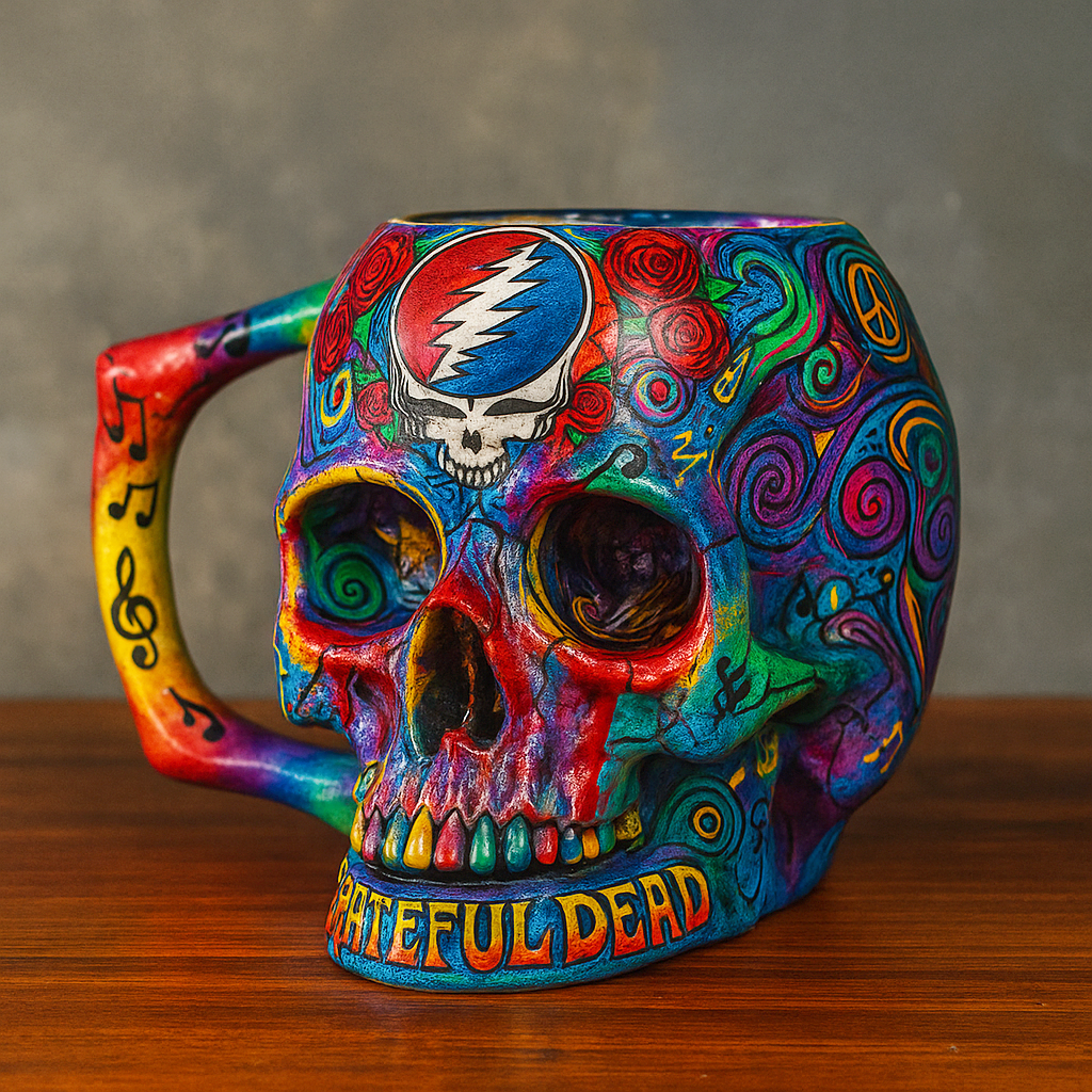 Grateful Dead Skull Mug