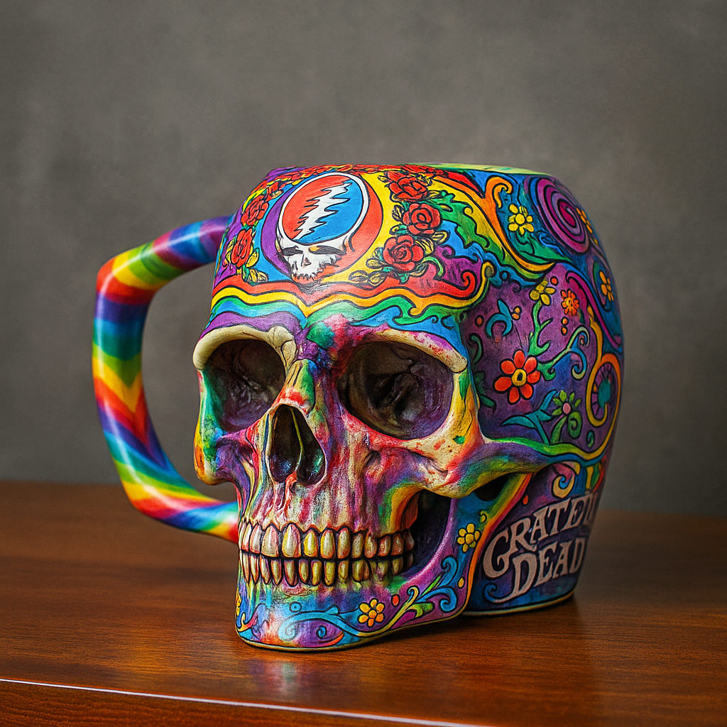 Grateful Dead Skull Mug