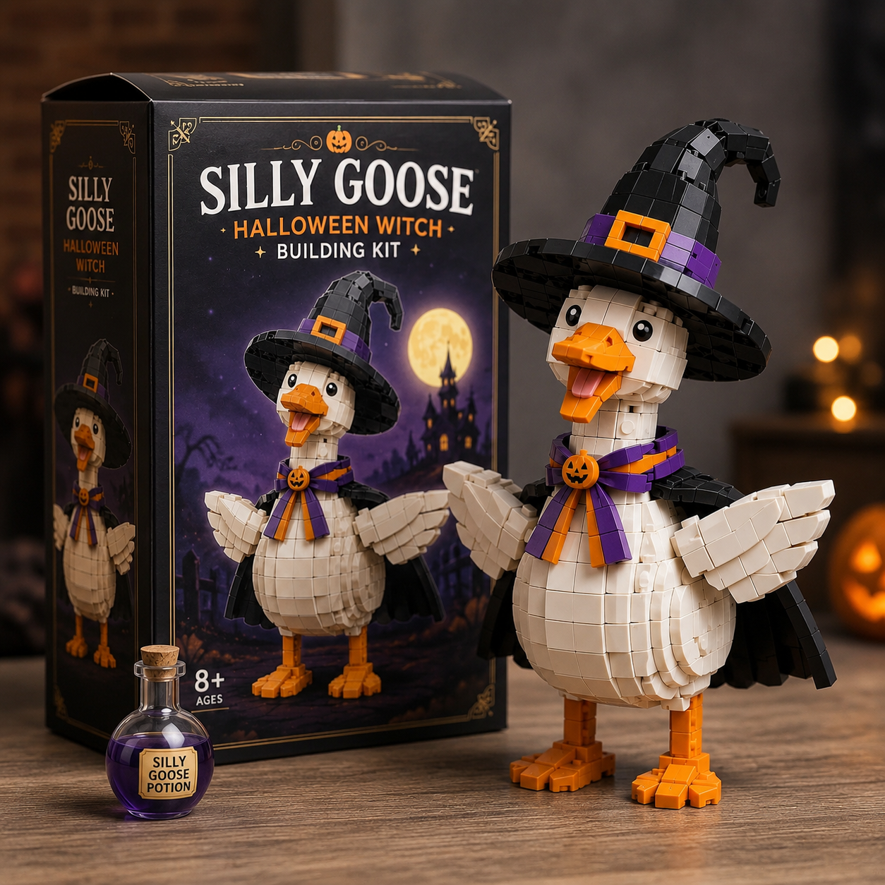 Silly Goose Halloween Witch Building Kit – Build a Little Spooky Chaos