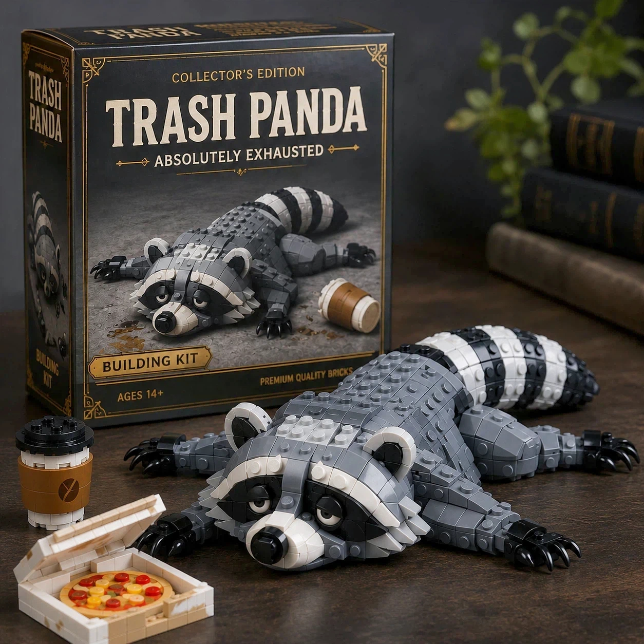 Absolutely Exhausted Trash Panda Building Kit