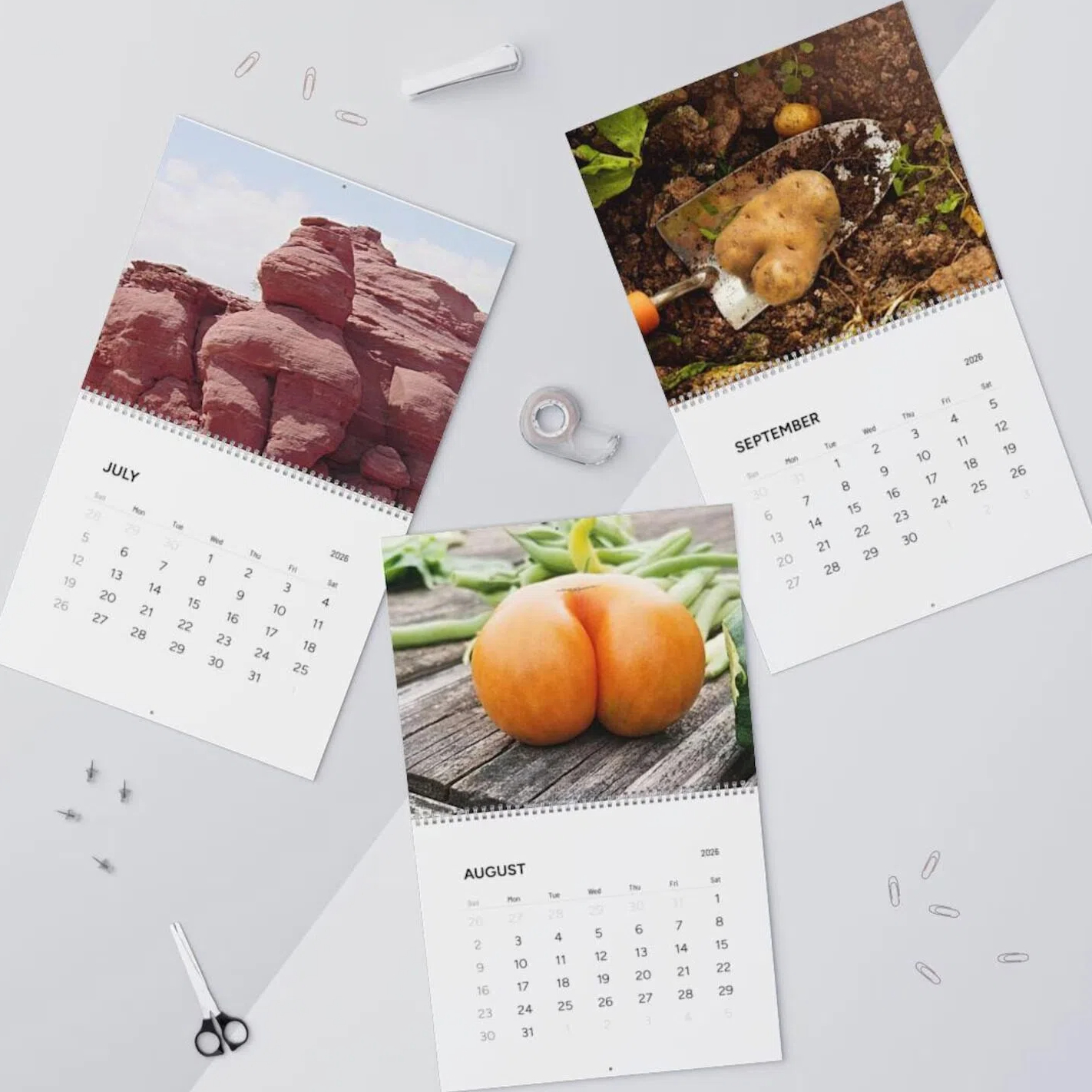 Natures Butt 2026 Calendar