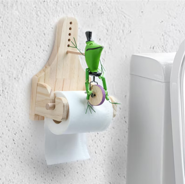 Frogs & Shrimp Unicycle Holder