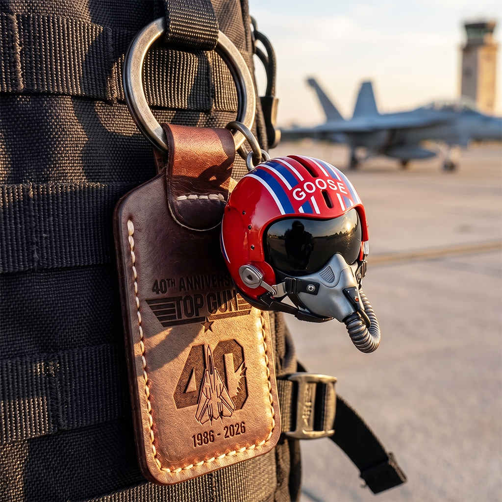 Top Gun 40th Anniversary Ace Pilot Collector Keychain