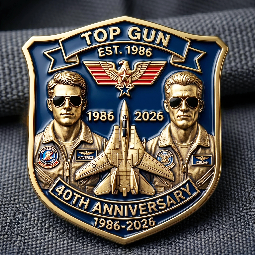 Top Gun 40th Anniversary Elite Pilot Collector Pin