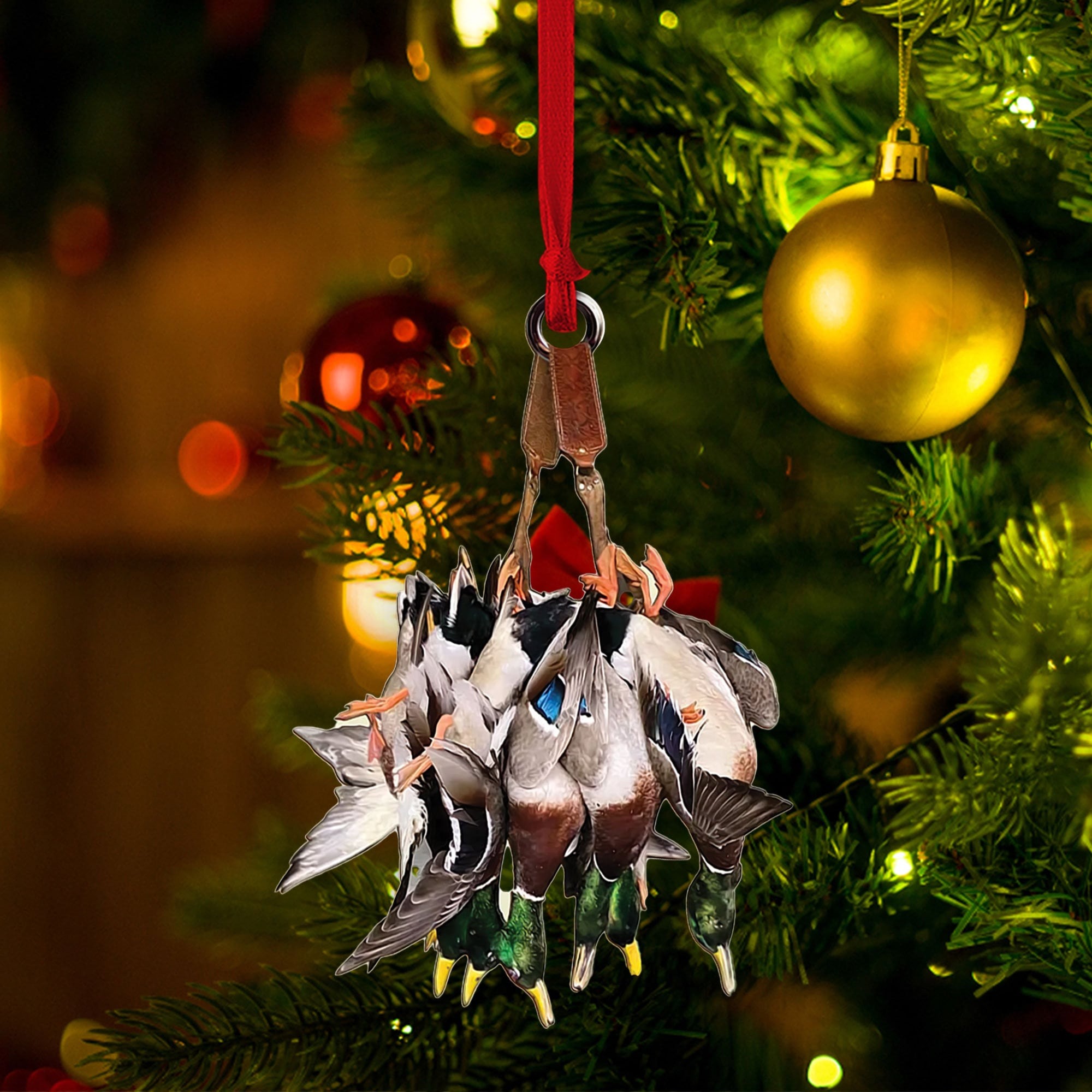 Duck Hunting Ornament