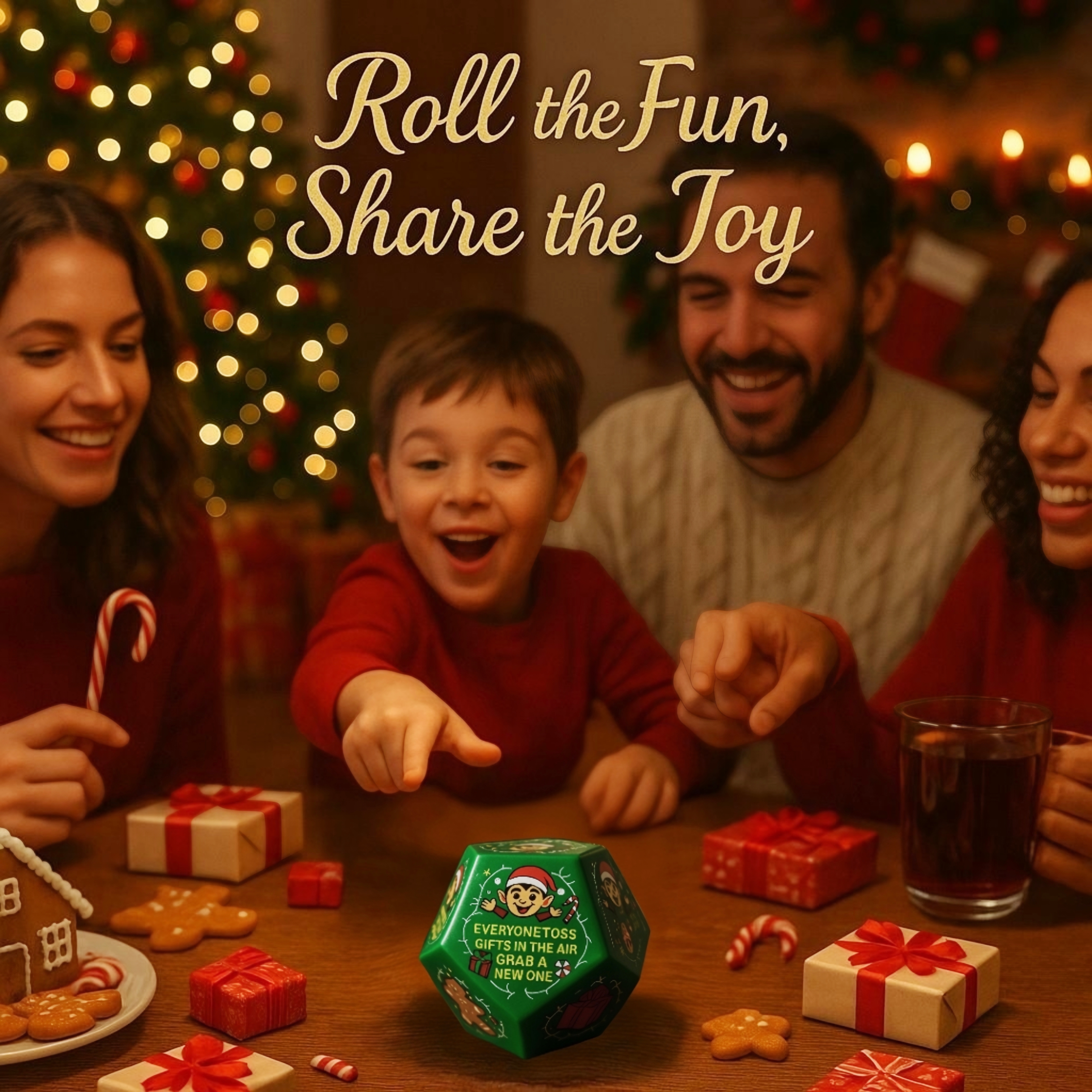 🎲 Hilarious Christmas Gift Exchange Party Game Dice