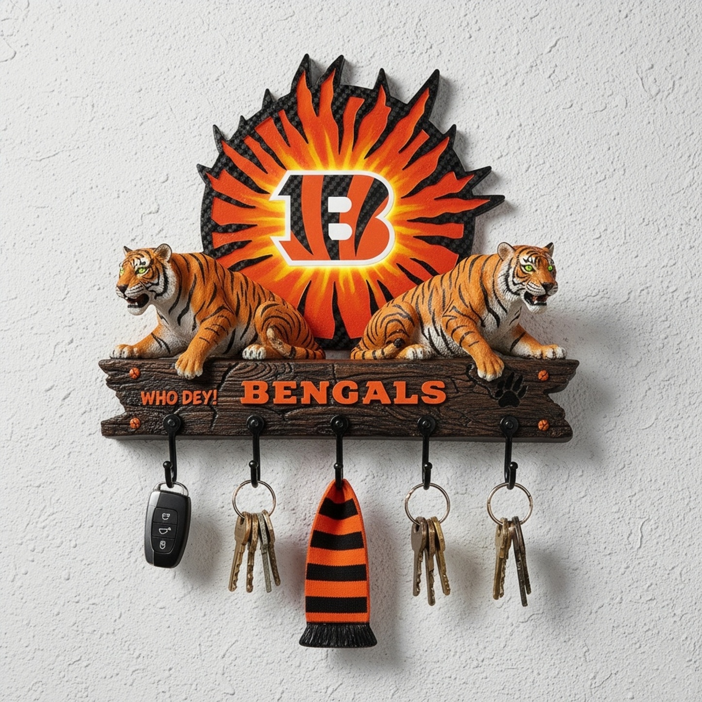🏈🌌 Spirit Guardian Wall Key Holder 🔑