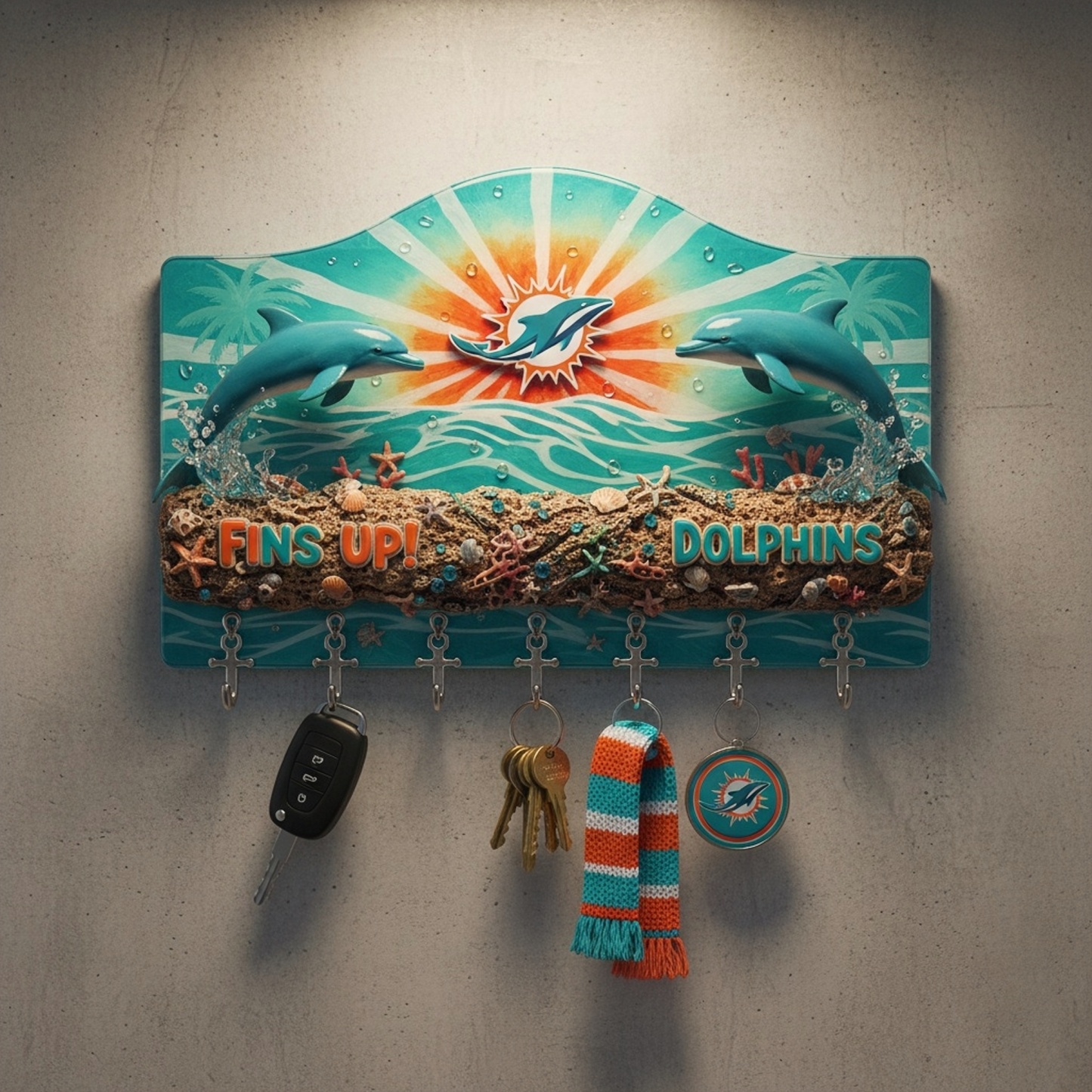 🏈🌌 Spirit Guardian Wall Key Holder 🔑