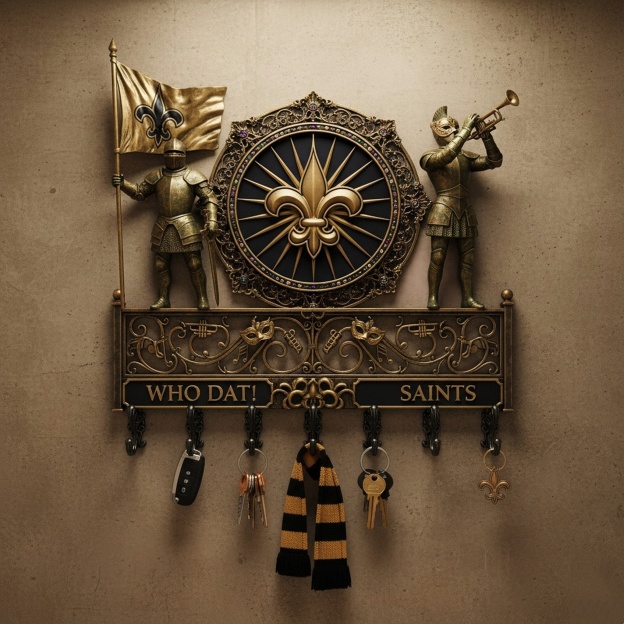 🏈🌌 Spirit Guardian Wall Key Holder 🔑