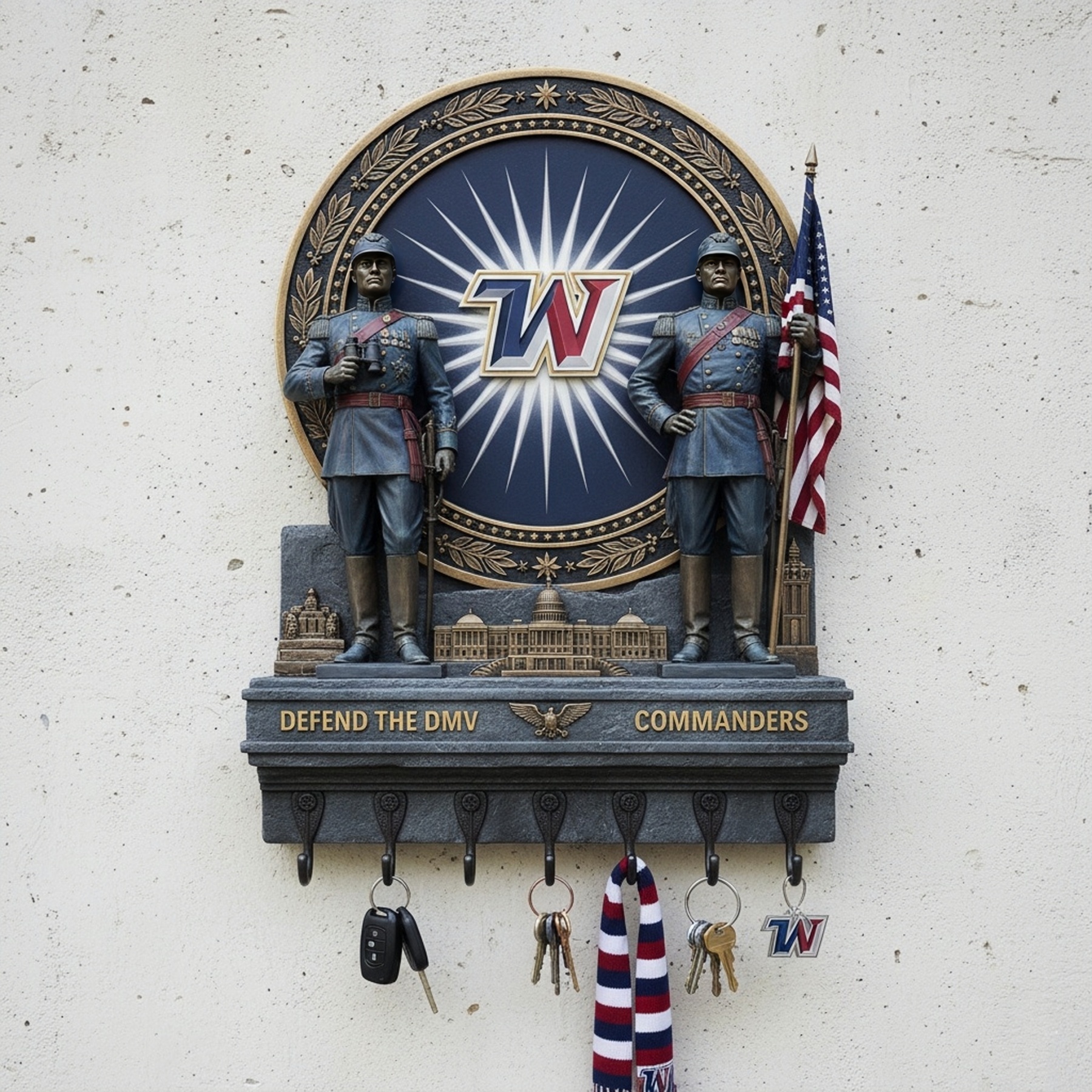 🏈🌌 Spirit Guardian Wall Key Holder 🔑